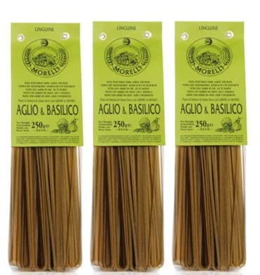 MORELLI Aglio & Basilico Linguine Knoblauch & Basilikum 3 X 250 g von Generisch