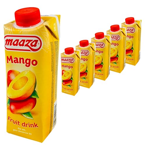 Maaza - 6er Pack Mango Drink Juice in 330 ml To Go Packung - Premium Mango Saft - Exotischer Fruit Drink Original Mangosaft nach asiatischer Art von Generisch