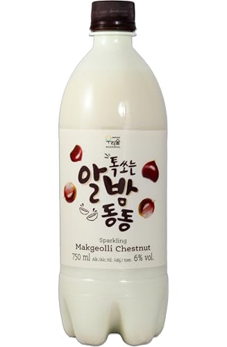 Makgeolli Chestnut 750ml - 6% vol. | Kastaniengeschmack | EINWEG von Generisch