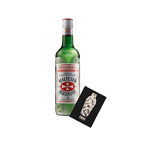 Malteser Aquavit 0,7L (40% Vol) Malteserkreuz seit 1924 nach dänischem Rezept hergestellt- [Enthält Sulfite] von Generisch