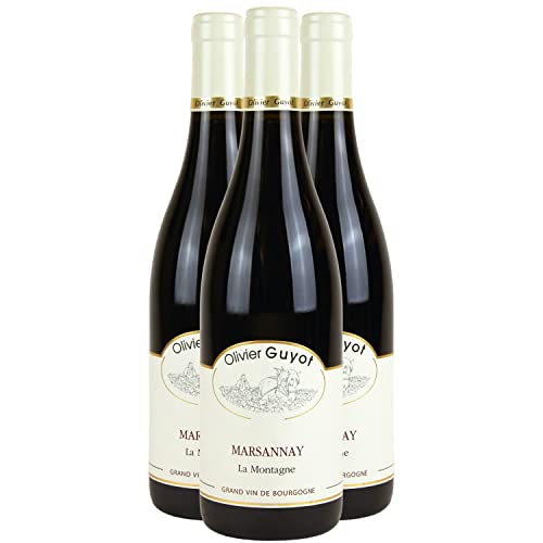 Marsannay La Montagne Rotwein 2020 - Domaine Olivier Guyot - g.U. - Burgund Frankreich - Rebsorte Pinot Noir - 3x75cl von Generisch