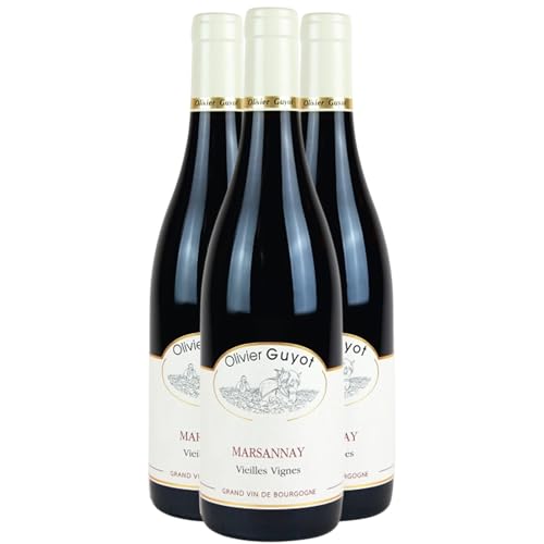 Marsannay Vieilles Vignes Rotwein 2021 - Domaine Olivier Guyot - g.U. - Burgund Frankreich - Rebsorte Pinot Noir - 3x75cl von Generisch
