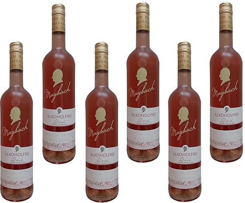 Maybach Roséwein alkoholfrei sortenreines Weinpaket 6 Stück Maybach Roséwein alkoholfrei sortenreines Weinpaket 6 Stück von Generisch
