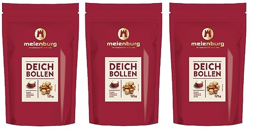 Meienburg Deichbollen | Schoko-Reisbälle im Capuccino-Mantel | 3x 125g Tüte von Generisch