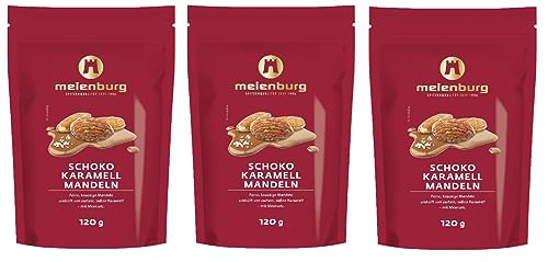 Meienburg Schoko Karamell Mandeln | mit Meersalz | 3x 120g Tüte von Generisch