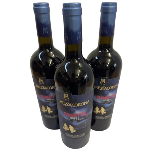 Mezzacorona, Dinotte Red Blend Rosso IGT 2022, Rotwein aus Italien, 750 ml, 3er Set von Generisch