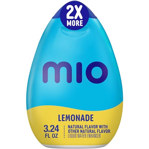 MIO Zuckerfreie Limonade, natürlich aromatisiert, flüssiges Wasserverstärker, 95,8 ml von Mio