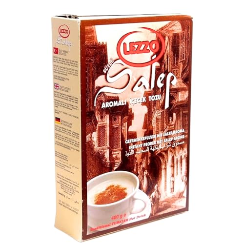 Milchige Salep Sahlep Instant Getränkepulver | Pulver für Heißgetränk | 400 g Lezzo von Generisch