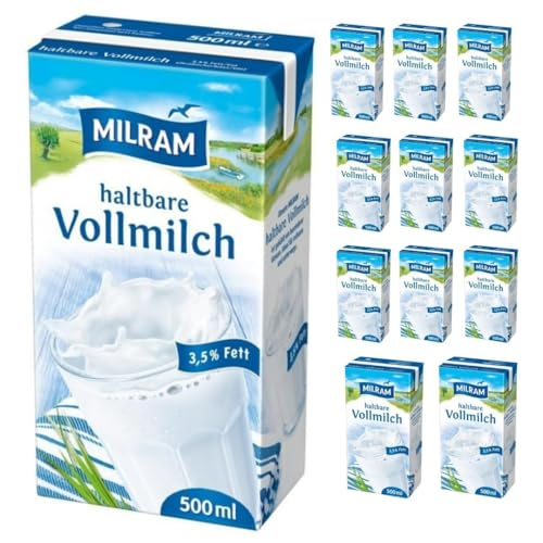 Millram Haltbare Vollmilch 3,5% FETT 500 ml x 12 Stück Millram Haltbare Vollmilch 3,5% FETT 500 ml x 12 Stück von Generisch