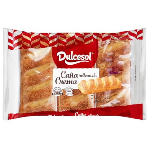 Mit Creme gefülltes Röhrchen spanische 3 Stk 150 g. 4er Pack von Generisch