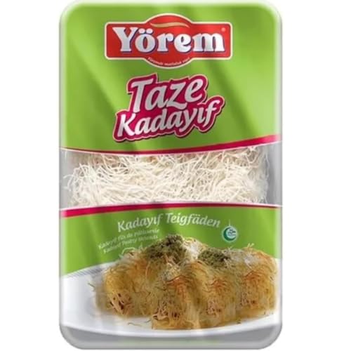 Mit Pufai Kadayıf Teigfäden hauchdünn Künefe Kadayifi Geeignet zur Zubereitung berühmter Dubai Schokolade 500 Gramm Mit Pufai Kadayıf Teigfäden hauchdünn Künefe Kadayifi Geeignet zur Zubereitung berühmter Dubai Schokolade 500 Gramm von Generisch