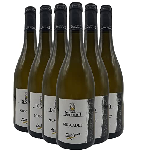 Muscadet Ancruere "Châtaigner" Weißwein - Vignoble Drouard - g.U. - Loiretal Frankreich - Rebsorte Melon de Bourgogne - 6x75cl Muscadet Ancruere "Châtaigner" Weißwein - Vignoble Drouard - g.U. - Loiretal Frankreich - Rebsorte Melon de Bourgogne - 6x75cl von Generisch