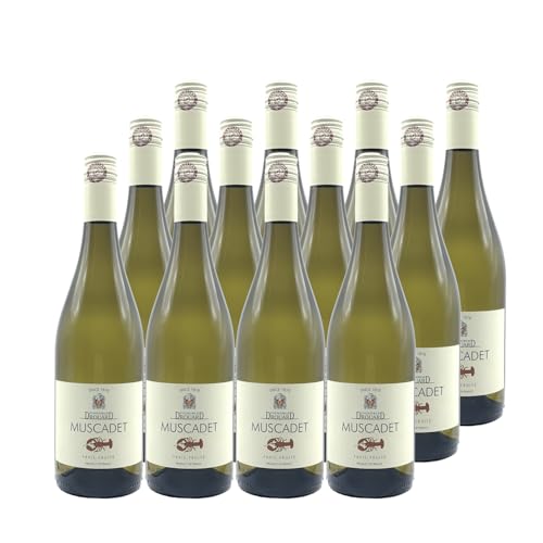 Muscadet Homard Weißwein 2023 - Vignoble Drouard - g.U. - Loiretal Frankreich - Rebsorte Melon de Bourgogne - 12x75cl Muscadet Homard Weißwein 2023 - Vignoble Drouard - g.U. - Loiretal Frankreich - Rebsorte Melon de Bourgogne - 12x75cl von Generisch
