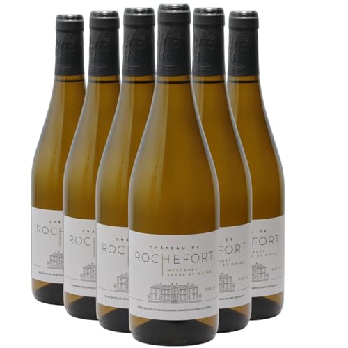 Muscadet Sèvre et Maine sur lie Weißwein 2023 - Château de Rochefort - g.U. - Loiretal Frankreich - Rebsorte Melon de Bourgogne - 6x75cl Muscadet Sèvre et Maine sur lie Weißwein 2023 - Château de Rochefort - g.U. - Loiretal Frankreich - Rebsorte Melon de Bourgogne - 6x75cl von Generisch