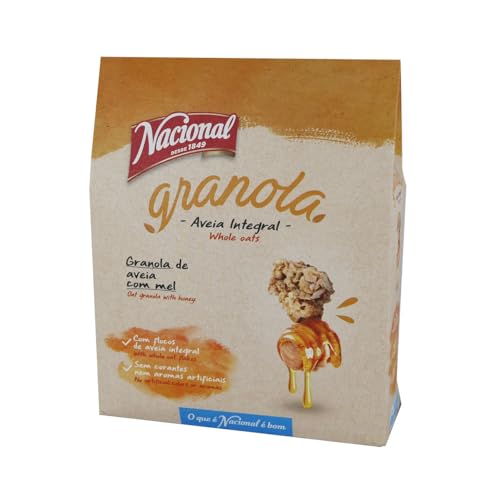 NACIONAL Vollkorn-Hafergranola mit Honig 300 g. 3er Pack von Generisch