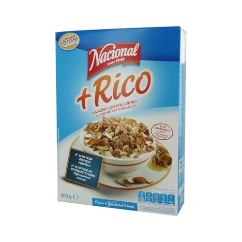 NACIONAL Weizen-, Honig- und Mandel-Cerealien 300 g. 3er Pack von Generisch