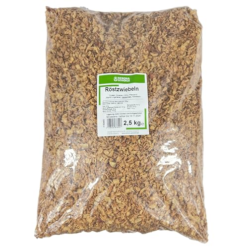 NEBONA Gewürze - Premium Röstzwiebeln 2,5 kg XXL Großpackung in Gastro-Qualität - Aromatisch knusprige geröstete Zwiebeln getrocknet für Salate, Suppen, Sandwiches & Hot-Dogs NEBONA Gewürze - Premium Röstzwiebeln 2,5 kg XXL Großpackung in Gastro-Qualität - Aromatisch knusprige geröstete Zwiebeln getrocknet für Salate, Suppen, Sandwiches & Hot-Dogs von Generisch
