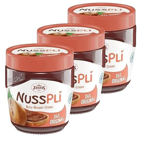 Nusspli Zentis Nuss-Nougat-Creme aus Aachen 3er Pack (3x400g im Glas) von Generisch