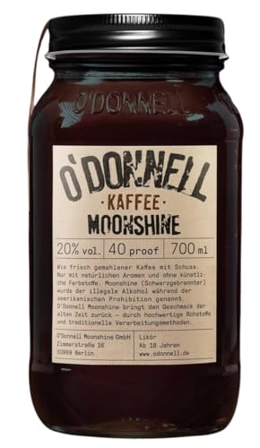 O'Donnell "Kaffee" – Der vollmundige Kaffeegenuss im Moonshine-Stil – 0,7 Liter – 20% Vol. O'Donnell "Kaffee" – Der vollmundige Kaffeegenuss im Moonshine-Stil – 0,7 Liter – 20% Vol. von Generisch