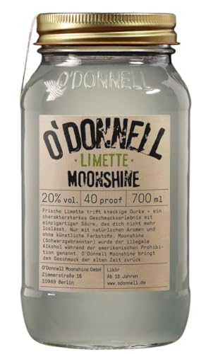O'Donnell Moonshine Limette 0,7 L – Fruchtiger Likör im Einmachglas O'Donnell Moonshine Limette 0,7 L – Fruchtiger Likör im Einmachglas von Generisch