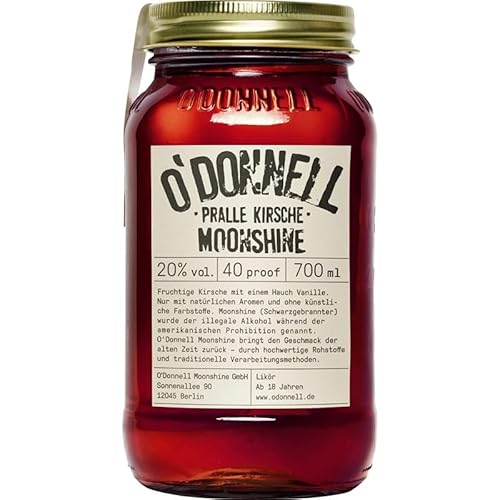 O'Donnell Moonshine Pralle Kirsche 20% Vol. 0,7L – Fruchtiger Genuss O'Donnell Moonshine Pralle Kirsche 20% Vol. 0,7L – Fruchtiger Genuss von Generisch