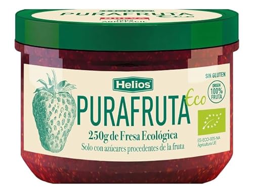 Ökologisches Erdbeerpüree, mit Zucker aus der Frucht PURAFRUTA 250 g. 4er-Pack. Ökologisches Erdbeerpüree, mit Zucker aus der Frucht PURAFRUTA 250 g. 4er-Pack. von Generisch