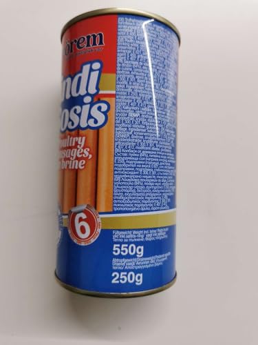 Özyörem Truthahn-Würstchen in Lake, 6 Stück, 550g/250g Abtropfgewicht Özyörem Truthahn-Würstchen in Lake, 6 Stück, 550g/250g Abtropfgewicht von Generisch