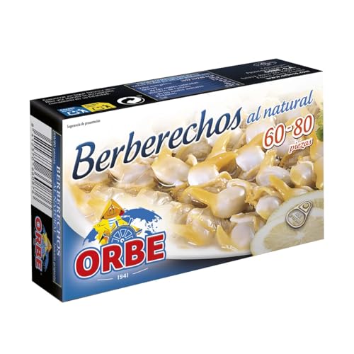 ORBE Herzmuscheln natur (60/80 Stk.), Dose 63 g. 9er Pack von Generisch