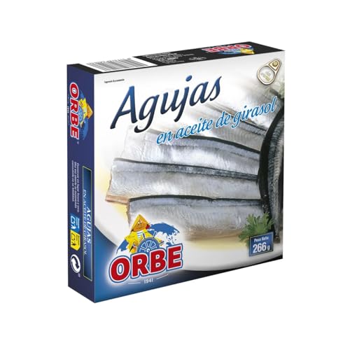 ORBE Hornhechte in Sonnenblumenöl, Dose 186 g. 9er-Pack von Generisch
