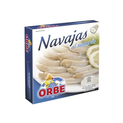 ORBE Scheidenmuscheln natur Dose 63 g. 9er Pack von Generisch