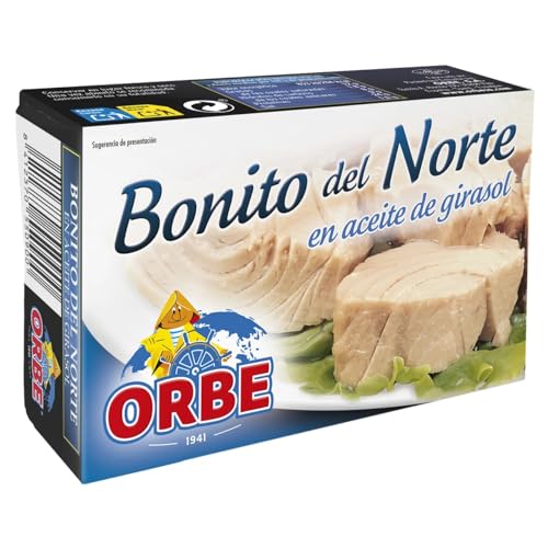 ORBE Weißer Thunfisch aus dem Norden in Sonnenblumenöl, 72 g. 9er-Packung ORBE Weißer Thunfisch aus dem Norden in Sonnenblumenöl, 72 g. 9er-Packung von Generisch