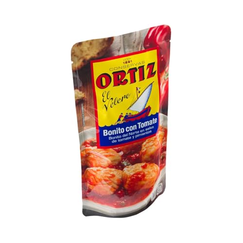 ORTIZ Nördlicher Bonito in Tomaten- und Paprikasauce 300 g. 3er-Pack von Generisch