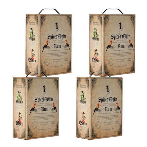 Old Caribbean Spiced White - aromatisierter karibischer Rum - No.1 - Bag-in-Box 3 L (4x3l) von Generisch