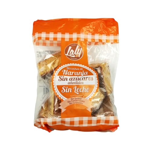 Orangenbiskuit, ohne Zuckerzusatz, ohne Laktose spanische 500 g. 2er Pack von Generisch