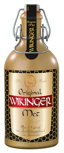Original Wikinger 0,5 Liter Bügelflasche | Honigwein aus dem Wikingerland Haithabu | Original Met Original Wikinger 0,5 Liter Bügelflasche | Honigwein aus dem Wikingerland Haithabu | Original Met von Generisch