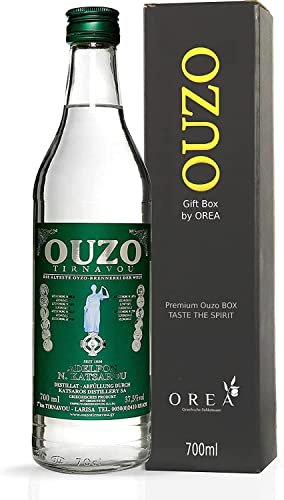 Original griechischer OUZO, Geschenk Box by OREA, Anis mild | 700ml von Generisch