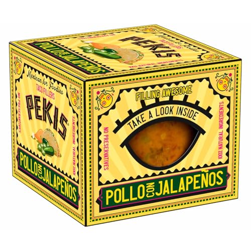 PEKIS Hähnchen mit Jalapeños für Tacos PEKIS 180 g Packung mit 4 von Generisch