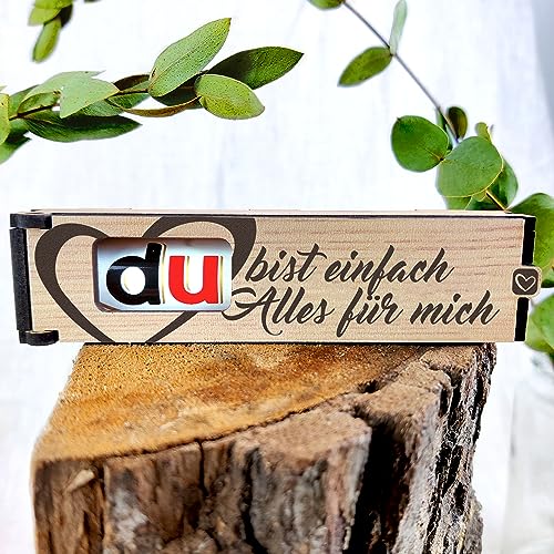 Du bist einfach ALLES für mich - Schokoriegel Geschenkbox inkl. Duplo - Geschenke Für Freundin, Partner, Geschenkideen Männer, Frauen, Lieblingsmensch, Schokolade Danke von Generisch