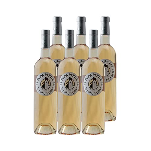 Papa Poule est un peu pompette Roséwein 2021 - Cellier des Chartreux - französischer Wein - Languedoc - Roussillon Frankreich - Rebsorte Grenache - 6x75cl Papa Poule est un peu pompette Roséwein 2021 - Cellier des Chartreux - französischer Wein - Languedoc - Roussillon Frankreich - Rebsorte Grenache - 6x75cl von Generisch