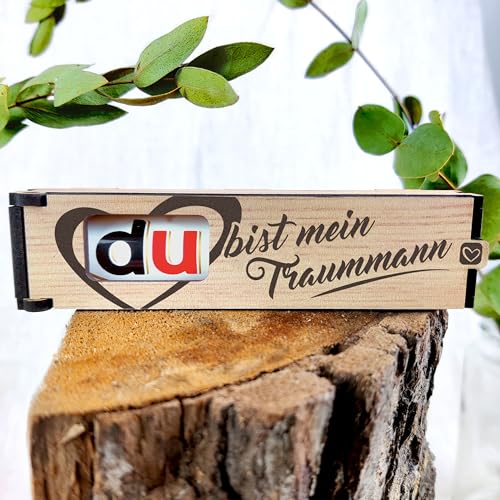 Du bist mein Traummann - Schokoriegel Geschenkbox inkl. Duplo - Geschenke Für Männer, Partner, Lustige, Kleinigkeiten, Ehemann von Generisch