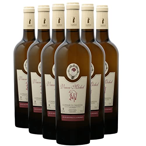 Pays d'Hérault Coteaux du Salagou Weißwein 2022 - Veuve Michel - g.g.A. - Languedoc - Roussillon Frankreich - Rebsorte Viognier, Grenache Blanc - 6x75cl von Generisch