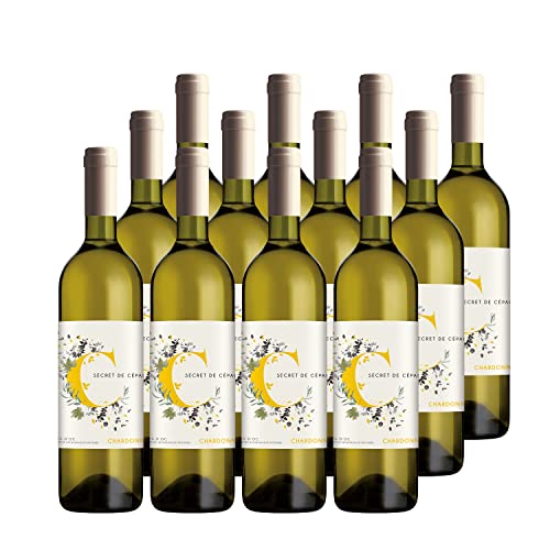 Pays d'Oc Chardonnay Weißwein 2022 - Les Vignerons du Sommiérois - g.g.A. - Languedoc - Roussillon Frankreich - Rebsorte Chardonnay - 12x75cl von Generisch