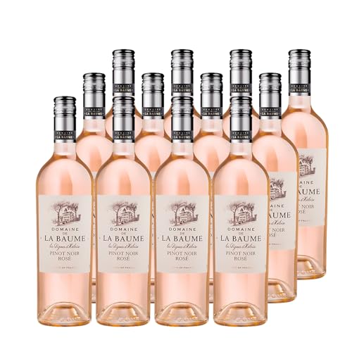 Pays d'Oc Cuvée Les Vignes d'Héloïse Pinot Noir Roséwein 2023 - Domaine de la Baume - g.g.A. - Languedoc - Roussillon Frankreich - Rebsorte Pinot Noir - 12x75cl von Generisch