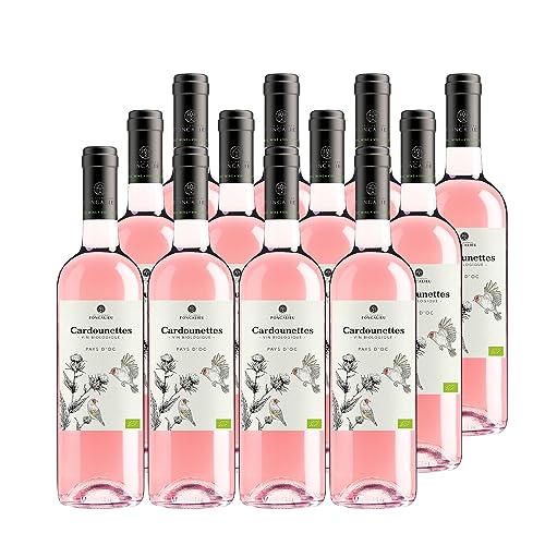 Pays d'Oc Les Cardounettes BIO Roséwein 2022 - Bio - Les Vignobles Foncalieu - g.g.A. - Languedoc - Roussillon Frankreich - Rebsorte Syrah - 12x75cl Pays d'Oc Les Cardounettes BIO Roséwein 2022 - Bio - Les Vignobles Foncalieu - g.g.A. - Languedoc - Roussillon Frankreich - Rebsorte Syrah - 12x75cl von Generisch