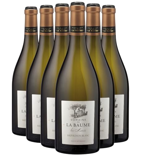 Pays d'Oc Sauvignon Blanc Les Mariés Weißwein 2023 - Domaine de la Baume - g.g.A. - Languedoc - Roussillon Frankreich - Rebsorte Sauvignon Blanc - 6x75cl von Generisch
