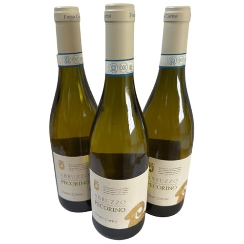 Pecorino Abruzzo DOC 2024, Fosso Corno, Weißwein aus Italien, 750ml, 3er-Set Pecorino Abruzzo DOC 2024, Fosso Corno, Weißwein aus Italien, 750ml, 3er-Set von Generisch