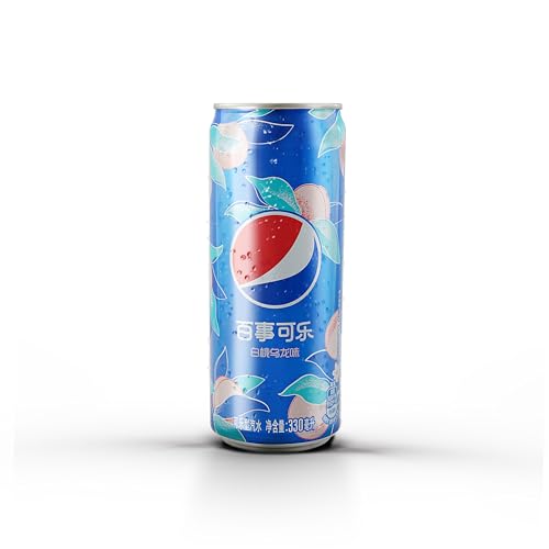 Pepsi White Peach Pfirsich Edition China 330ml Alu Dose Original von Generisch