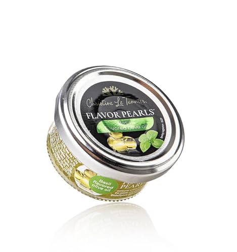 Perles d´Huile - Olivenölkaviar mit Basilikum, Perlen aus Olivenöl (Spherical), 45 g von Generisch