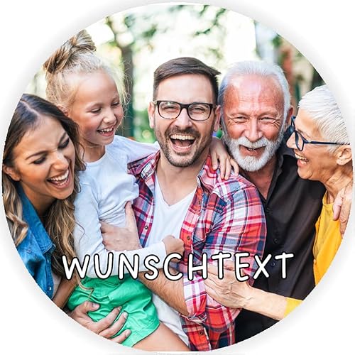 Personalisierbarer Premium Esspapier Tortenaufleger Foto Tortenbild Geburtstag Party mit Wunschbild Wunschtext Personalisierbarer Premium Esspapier Tortenaufleger Foto Tortenbild Geburtstag Party mit Wunschbild Wunschtext von Generisch
