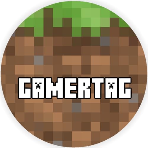 Personalisierbarer Premium Esspapier Tortenaufleger Tortenbild Geburtstag Gamer Videospiel Block mit Wunschtext GamerTag von Generisch